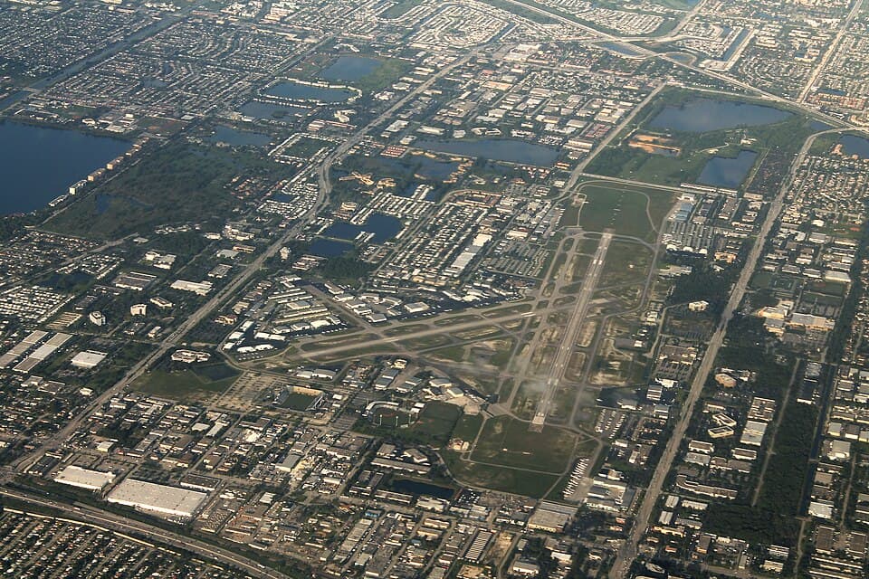 View of Fort Lauderdale Executive Airport (FXE)