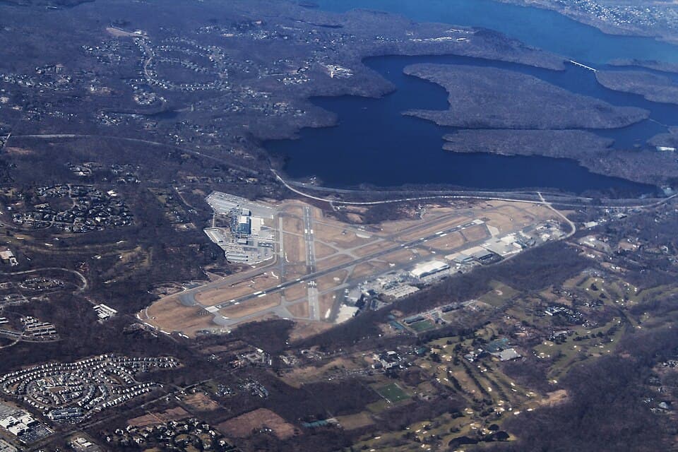 View of Westchester County Airport (HPN)