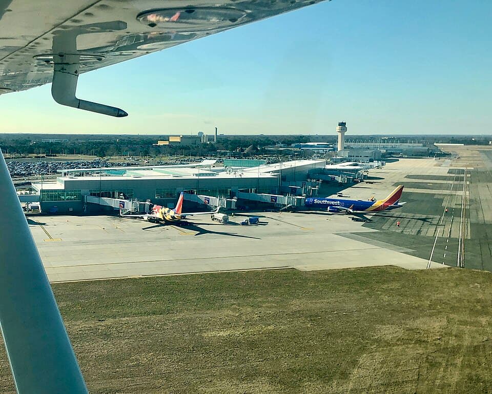View of Long Island MacArthur Airport (ISP)