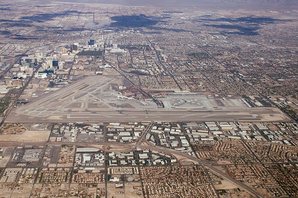 View of Harry Reid International Airport (LAS)