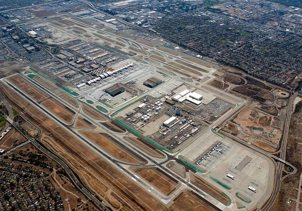 View of Los Angeles International Airport (LAX)