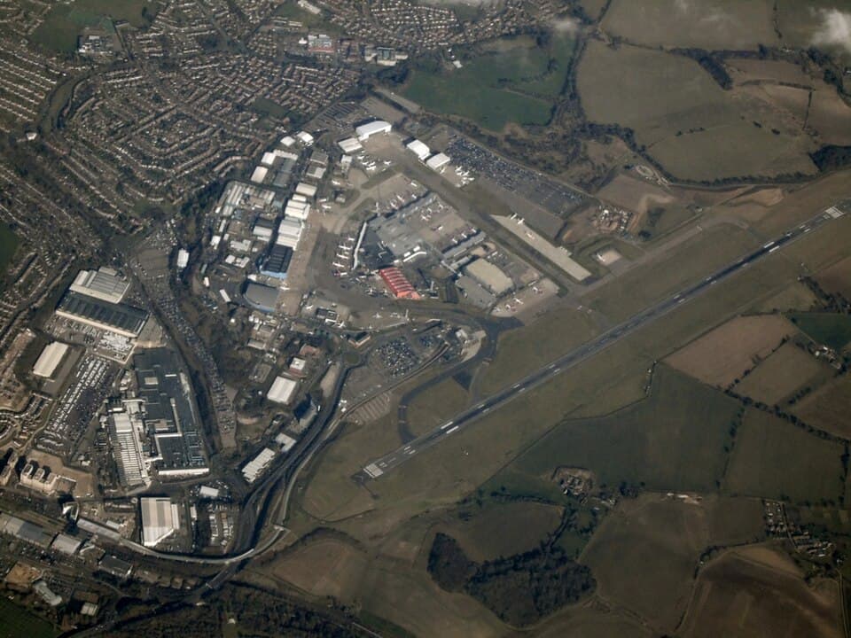 View of London Luton Airport (LTN)