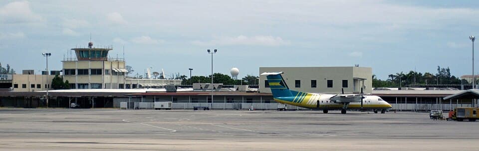 View of Lynden Pindling International Airport (MYNN)