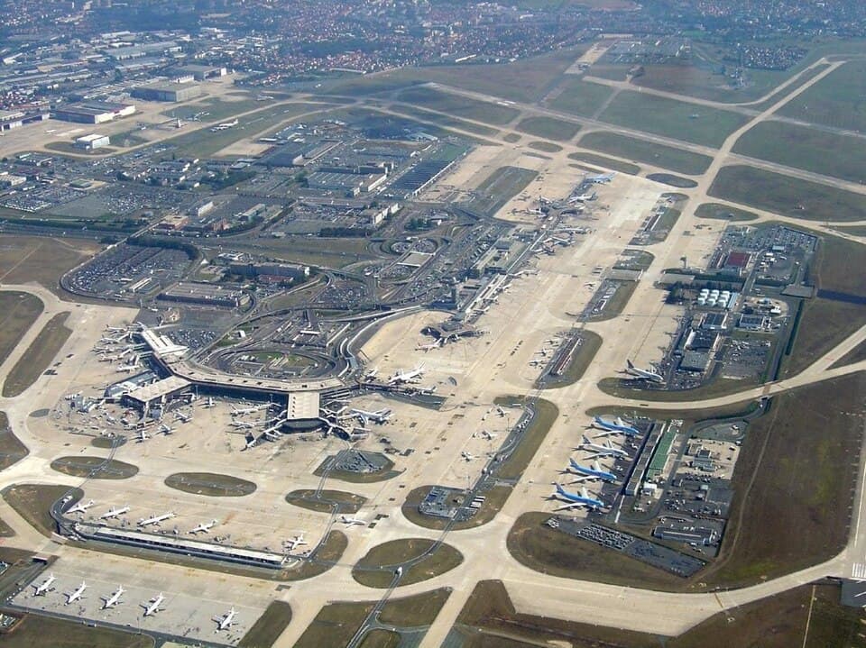 View of Paris-Orly Airport (ORY)