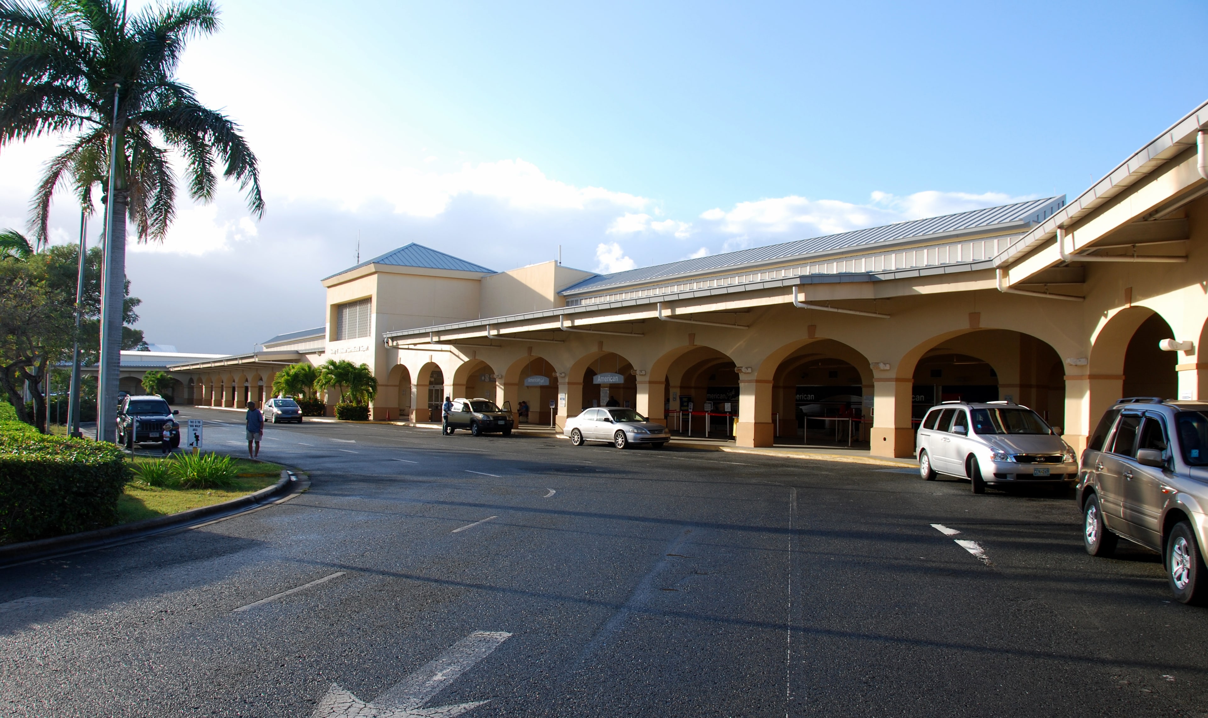 Terminal building at Henry E. Rohlsen Airport on St. Croix, U.S. Virgin Islands