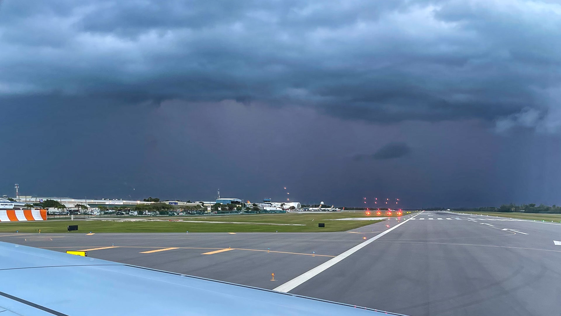 Ramp and terminal at Owen Roberts International Airport in Grand Cayman